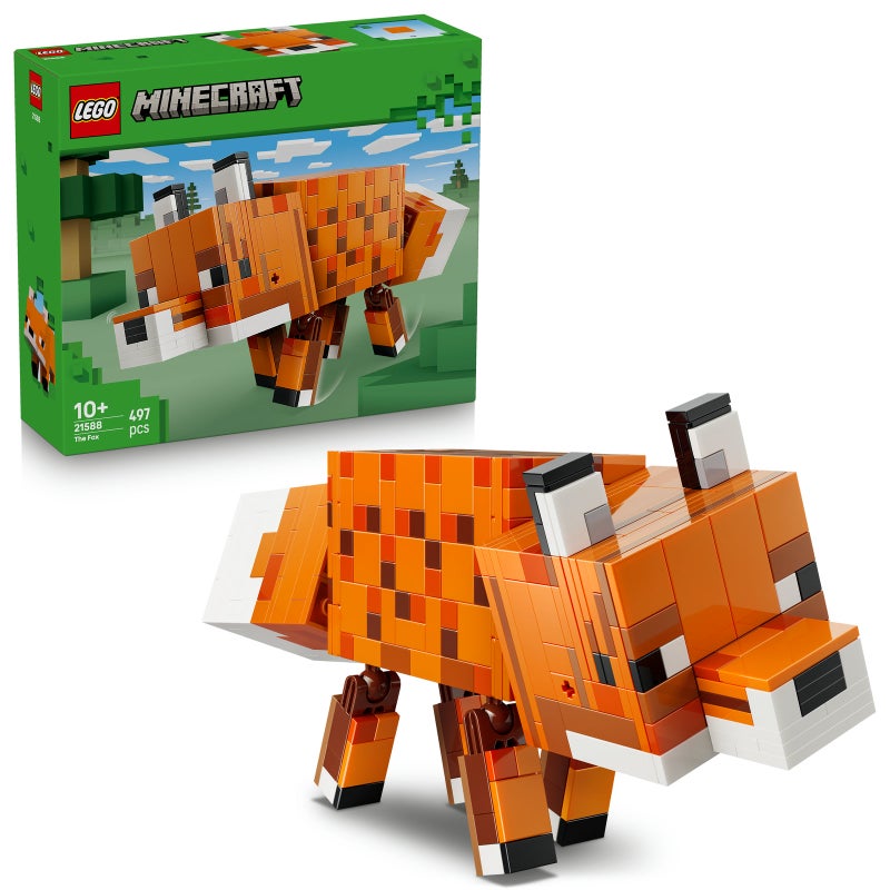LEGO Minecraft The Fox 21588 Building Toy Set (497 Pieces) - Image 1